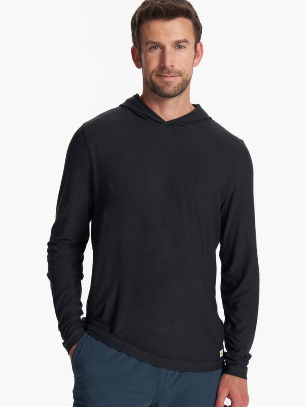VUORI | Strato Tech Hoodie - Black Heather